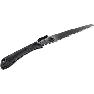 ChiliTec Sega pieghevole da 43 cm, chiusura di sicurezza, 21 cm, lama da 24 cm, manico gommato, dentatura grossa, legna da ardere per campeggio all'aperto