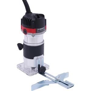 Loobiiny Fresatrice Verticale Legno Router Elettrico 800w Router Bordo Legno Fresatrice Per Legno Fresa Per Legno 30000r/Min Elettrico Laminatore Trim Velocità Fresatrice Palmare Rifilatore