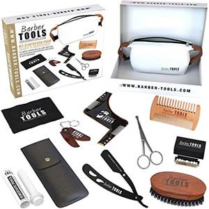 BARBER TOOLS Kit/Set/Cofanetto per la cura e la manutenzione della barba e della rasatura. ✮ BARBER TOOLS ✮ (kit2)