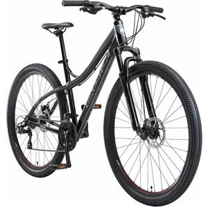 BIKESTAR Hardtail Mountain Bike in alluminio, freni a disco, 29 | Bicicletta MTB telaio 18 cambio Shimano a 21 velocità | Grigio