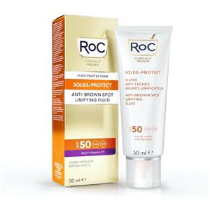 ROC OPCO LLC Roc Fluido Solare Viso Spf50+ Anti-Macchie Brune 50 Ml