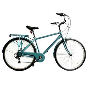 Versiliana Biciclette Vintage - City Bike - Resistene - Pratica - Comoda - Perfetta per moversi in città (UOMO 28, BLUE AVIO/NERO)