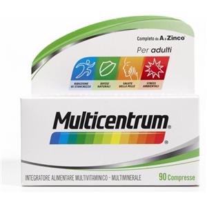HALEON Multicentrum Adulti - Integratore Alimentare Multivitaminico e Multiminerale Completo, 90 Compresse per Ridurre Stanchezza e Affaticamento