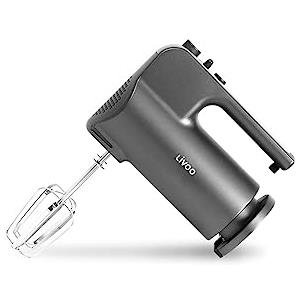 LIVOO Electric Mixer, Metal, Grey