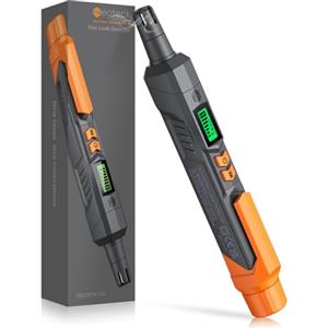 Neoteck Rilevatore Gas Metano Casa Portatile Display LCD Rilevatore Portatile di Fughe di Gas Combustibile 50-10000ppm Rilevatore Gas Regolazione Sensibilità con Borsa per Rilevamento Multi Gas
