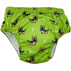 PSS! Pannolini piscina Costume contenitivo bambino Pannolino da nuoto Bambina Costume neonato GREEN BUBI M