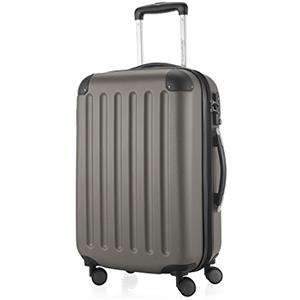 Hauptstadtkoffer Spree - Handgepäck Hartschalen-Koffer Trolley Rollkoffer Reisekoffer, Tsa, Bagaglio a Mano, 55 cm, 49 Liters, Nero (Graphite)