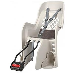 Polisport Joy 29, Seggiolini per Bambini per Bicicletta Unisex-Adult, Grigio Scuro, 9-22 kg