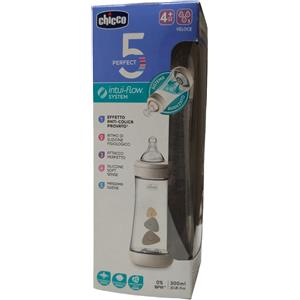 CHICCO (ARTSANA SpA) Chicco Perfect 5 Biberon Flusso Veloce 4Mesi+ Colore Beige 300 ml