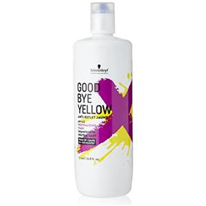Schwarzkopf Professional Goodbye Yellow Shampoo Neutralizzante 1000 ml per Capelli Biondi