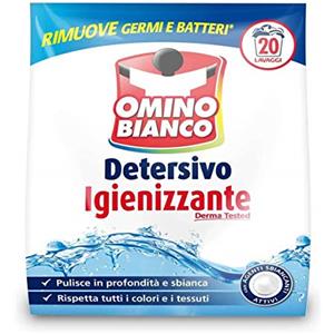 Omino Bianco Detersivo in Polvere Igienizzante, 20 Lavaggi