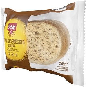 Schar Pane Casereccio ai Semi Senza Glutine 250g - Morbido e Ricco di Semi