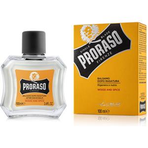 Proraso Wood and Spice Balsamo Dopobarba 100 ml - Lenitivo, Idratante e Rigenerante per Pelle Maschile