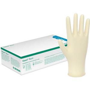 B.BRAUN MILANO Guanto Vasco Basic Taglia M - 100 Pezzi in Lattice Monouso
