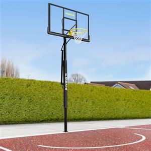 FORZA Canestro E Tabellone Da Basket [Fisso] | Altezza Regolabile | Canestro Con Sistema Fisso | Per Spazi Esterni (152cm X 88cm)