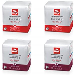 Illy 36 capsule caffè Classico + 36 capsule caffè Intenso