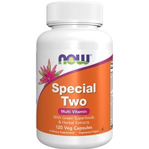 Now Foods Special Two - Integratore Multivitaminico Vegetale con Superalimenti Verdi e Estratti di Erbe, 120 VCaps