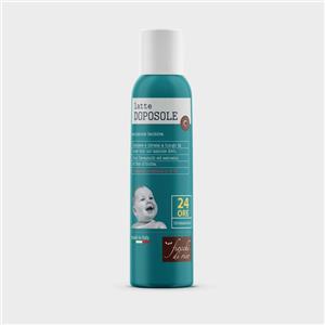 Fiocchi di Riso Latte Doposole 140ml - Emulsione Lenitiva e Idratante per Bambini con Ceramidi ed Estratto di Fico d'India