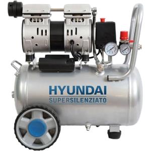 HYUNDAI Compressore a secco HYUNDAI SILENZIATO 59 dB da 24 Litri