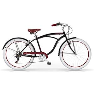 MBM Honolulu, Bici Cruiser Uomo, Nero A01, 26