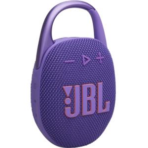 JBL Clip 5, Speaker Bluetooth Portatile, Viola | Altoparlante Wireless, Design Compatto, Waterproof IP67, 7H di Autonomia, USB, Compatibile con App JBL Portable