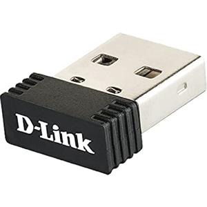 D-Link DWA-121 Adattatore USB, Wireless N 150 Micro, Nero/Antracite