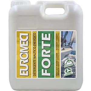 Euromeci Forte - Detergente sgrassante nautico energico 5 litri per superfici in vetroresina, alluminio e gommoni