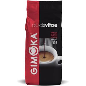 Gimoka - Caffè In Grani - Miscela Dulcis Vitae - Confezione da 1kg - Intensità 8 - Miscela arabica e robusta