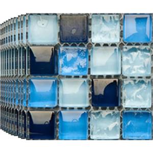 BoloShine Piastrelle Adesive Cucina 30 Pezzi, Mosaico Pannelli Adesivi per Pareti Bagno, Impermeabile Autoadesivo Vinile Mattonelle Decorazioni Carta Parati Adesiva Muro Rivestimento (Blu)