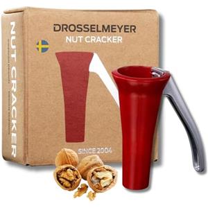 Drosselmeyer Schiaccianoci Acciaio Inox - Schiaccia Noci di design Drosselmeyer - Progettato e prodotto in Svezia - Taglia Castagne a Croce - Schiaccia Castagne - Taglia Castagne Professionale