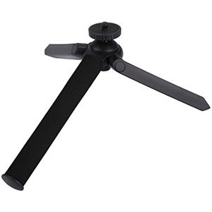 TOTO Treppiede 2 in 1 Rigido TOTO 110mm Nero Max 1kg Adatto per Fotocamera Videocamera DSLR Smartphone Trepiede Cavalletto Treppiedi Tripode Trepiedi