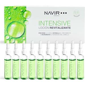 Navir Profesional NAVIR Professionale | Fiale Anticaduta Capelli Donna e Uomo - Lozione alla Placenta Vegetale e Baical - Stimola la Crescita e Rinforza i Capelli - 10x10 ml