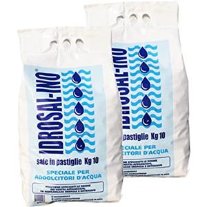 IDROSAL SALE IN PASTIGLIE PER DEPURATORI E ADDOLCITORE 10 KG IDROSAL (2 sacchi)