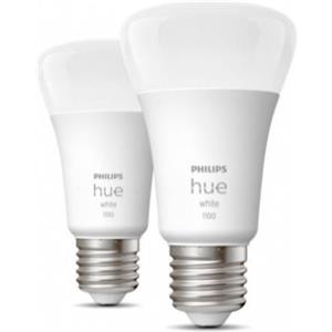 PHILIPS HUE WHITE 2 LAMPADINE LED E27 9.5W A60 929002469205 28919200 [13181000]