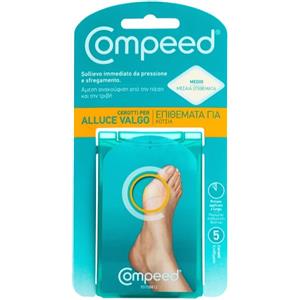 Compeed Cerotti Alluce Valgo - Sollievo Immediato e Lunga Durata - 5 Pezzi