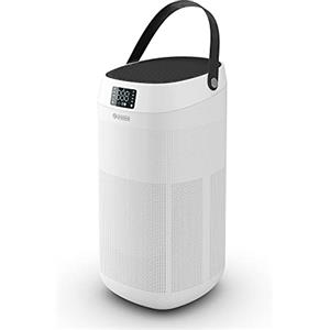 Olimpia Splendid 99277 Aura Care Purificatore d'aria, Tre stadi di filtrazione con Hepa13, Ionizzatore e Lampada UV germicida, Design ergonomico, Wi-fi integrato e voice control