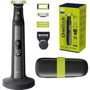 Philips Rasoio Ricaricabile OneBlade Pro 360 QP6651/61 Barba e Corpo 14 lungh.