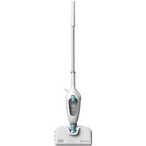 BLACK DECKER BLACK+DECKER FSMH13E5-QS Lavapavimenti a Vapore Steam-Mop 5in1, Bianco-Blu