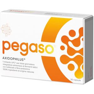 Schwabe Pegaso Axidophilus - Integratore di Fermenti Lattici e Fibra Prebiotica per l'Equilibrio Intestinale - 30 Capsule