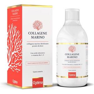 Optima Collagene Marino Idrolizzato Liquido 500 ml | Pronto da Bere per Pelle e Articolazioni
