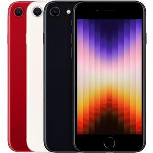 Apple iPhone SE 2022 Ricondizionato Buono (B), Nero, 128 GB