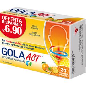 f&f Gola Act Miele Arancia 24 Compresse