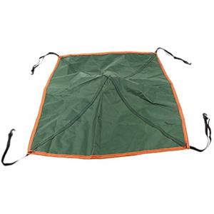 Inzopo - Copertura di ricambio per tenda da campeggio e campeggio, protezione antipioggia, copertura per tettuccio, colore: verde