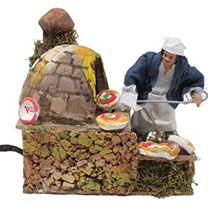Joy Christmas Pastore per Presepe in Movimento 14 cm x 9 cm Il Pizzaiolo
