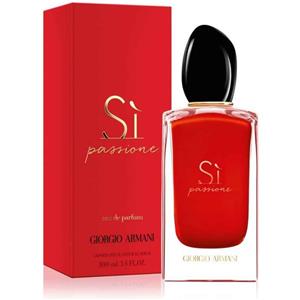 Giorgio Armani Sì Passione Eau de Parfum 100 ml - Fragranza Floreale Fruttato per Donne Sicure e Indipendenti