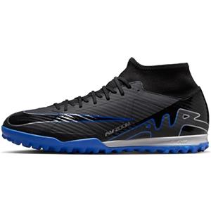 Nike Soccer Shoe Zoom Superfly 9 Academy Tf, Black/Chrome-Hyper Royal, DJ5629-040, 36 EU (4 US)