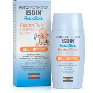 ISDIN Pediatrics Fotoprotector Fusion Fluid Mineral Baby SPF50+ 50ml