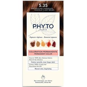 Phyto - PhytoColor Tintura Per Capelli Permanente Confezione Kit 5.35 Chocolate Light Brown