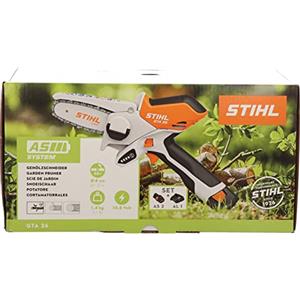 Stihl - Taglialegna a batteria GTA 26, con batteria AS 2 e caricatore AL 1