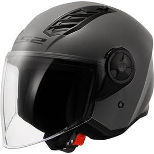 LS2, Casco Moto Jet AIRFLOW II nardo grey, L